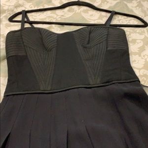 BCBG MaxAzria Strapless black dress